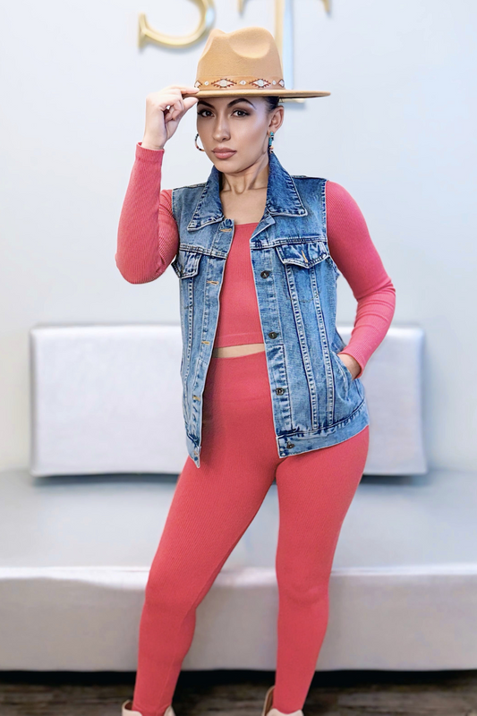 Briarwood Denim Vest