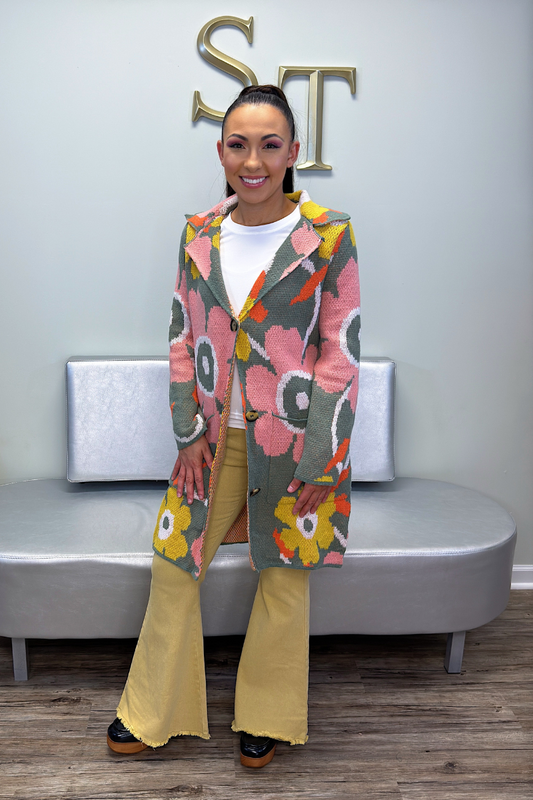 Vintage Washed Bell Bottom Pants