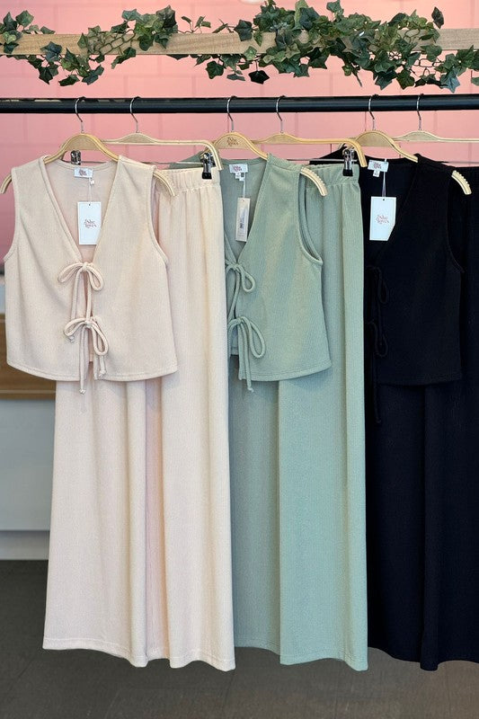 Charlize Knit Pant Set