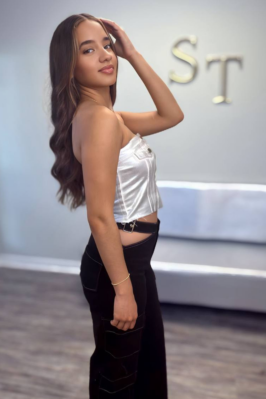 Luxe Lumière Denim Corset