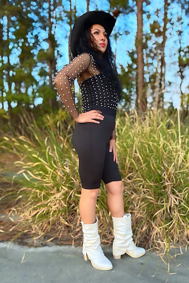 Glam Girl Mesh Top (2 Colors)