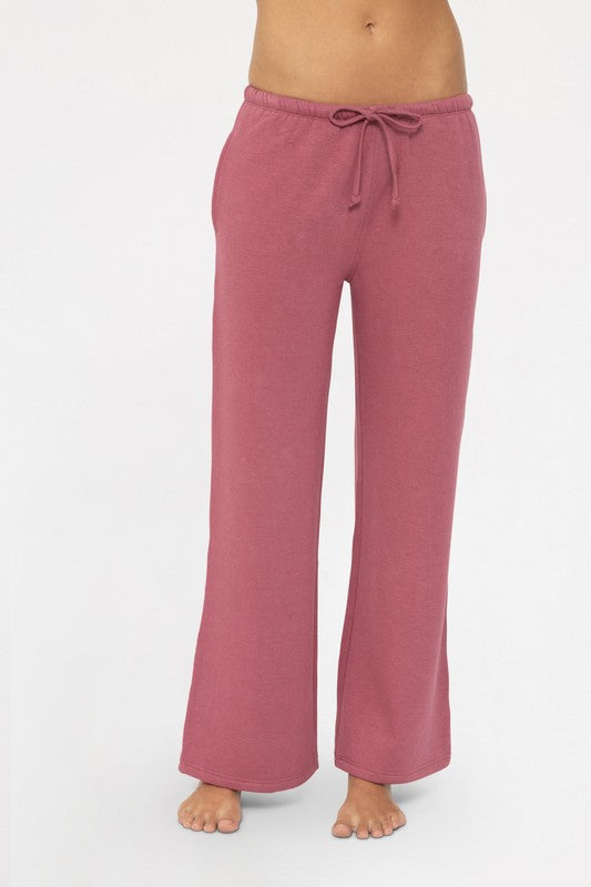 Low Waist Lounge Wide Leg Pants