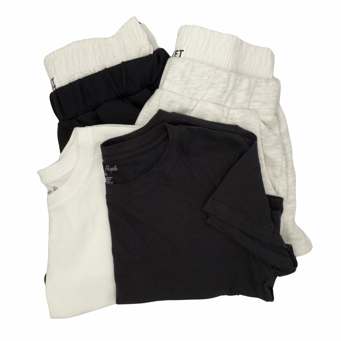 Double Elastic Banded Boxer Terry Shorts (Ash Gray)