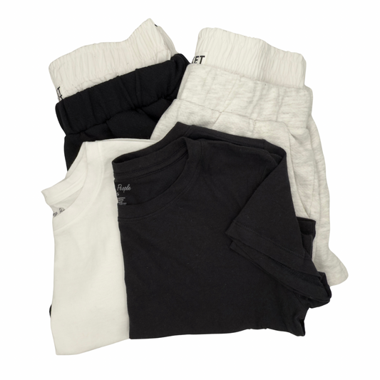 Double Elastic Banded Boxer Terry Shorts (Ash Gray)