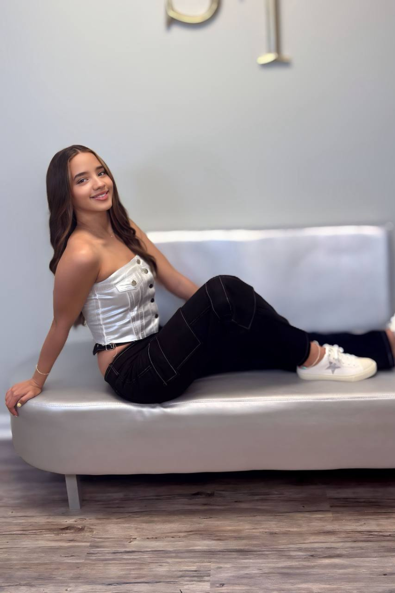 Luxe Lumière Denim Corset