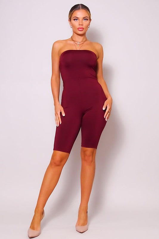 All Eyes on You: Flawless Tube Romper for the Unstoppable Diva