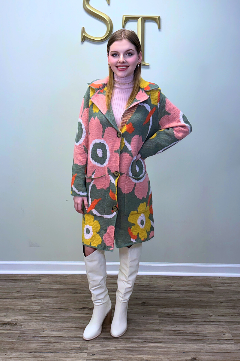 Blossom Boho-Inspired Floral Cardigan