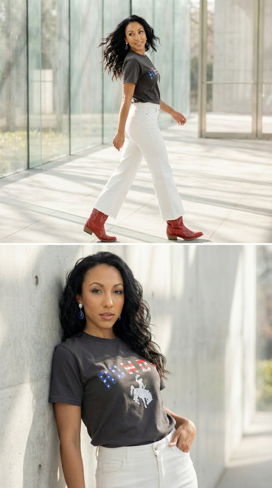 Star Spangled Howdy Tee (Premium Blend)