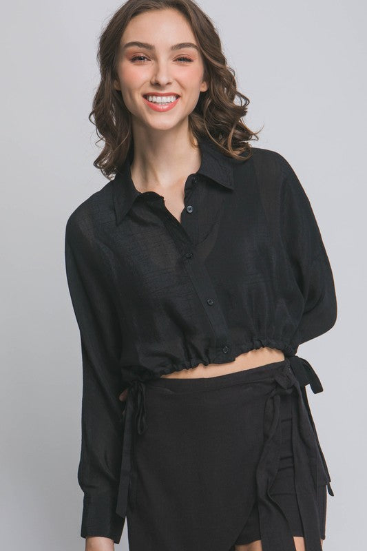 In Style Linen Shirt (Black)
