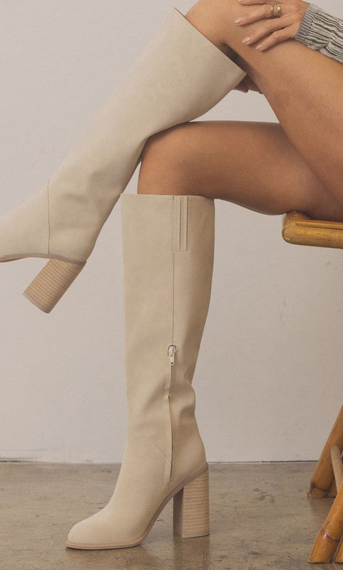 The Shiloh Knee-High Suede Boots