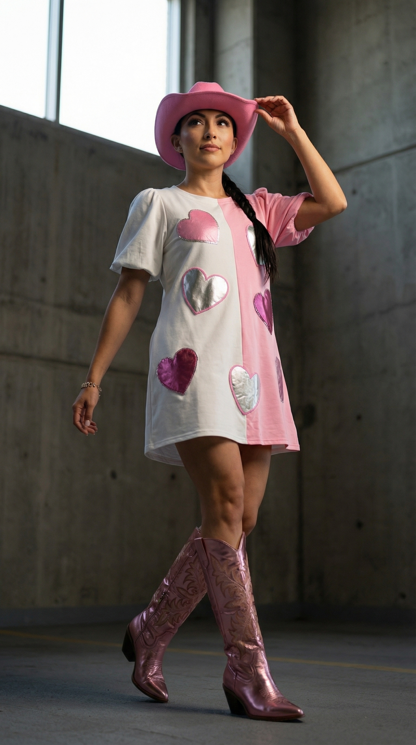 Luv U More Color Block Dress