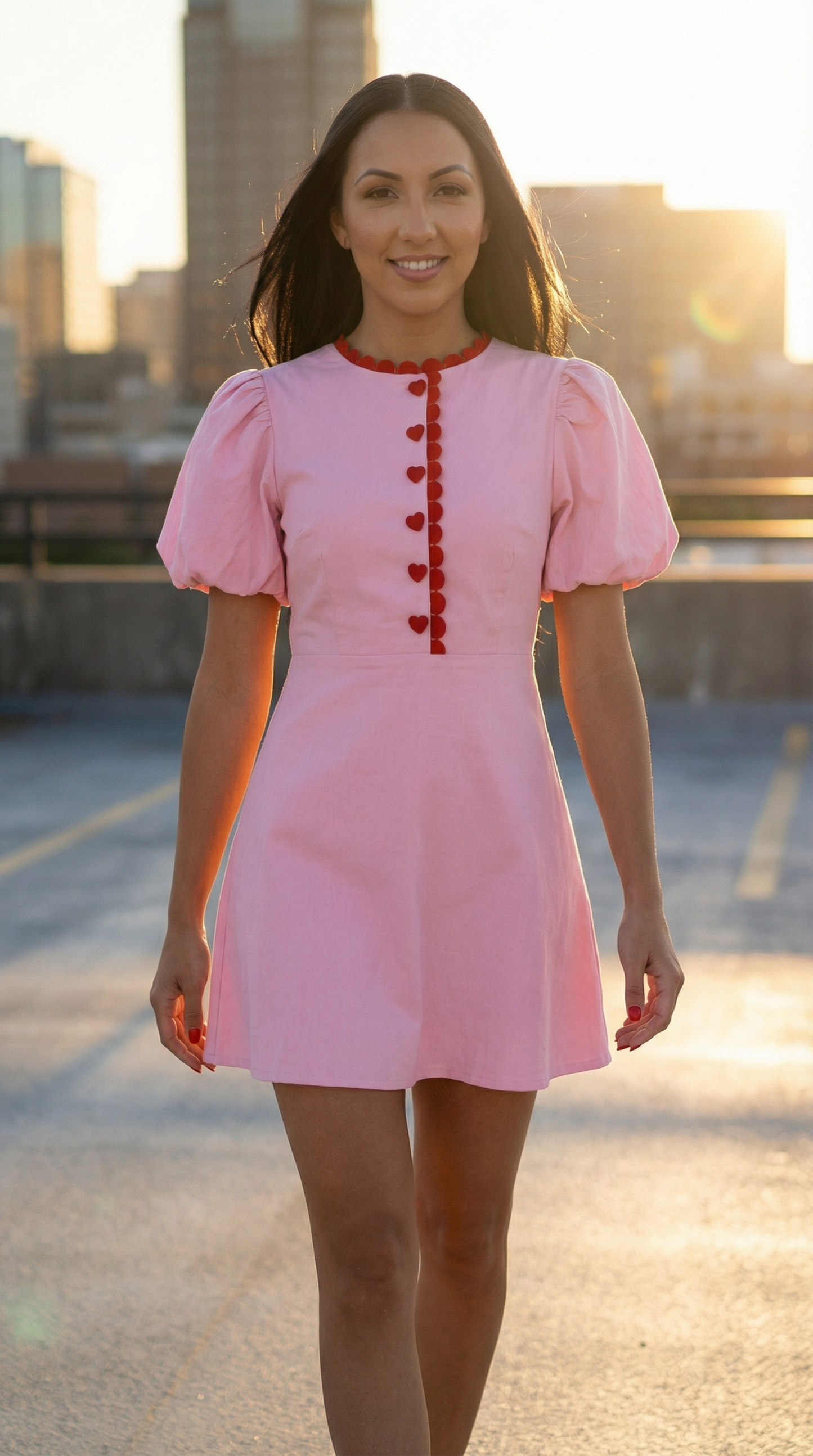 Playful Penny Sweetheart Dress