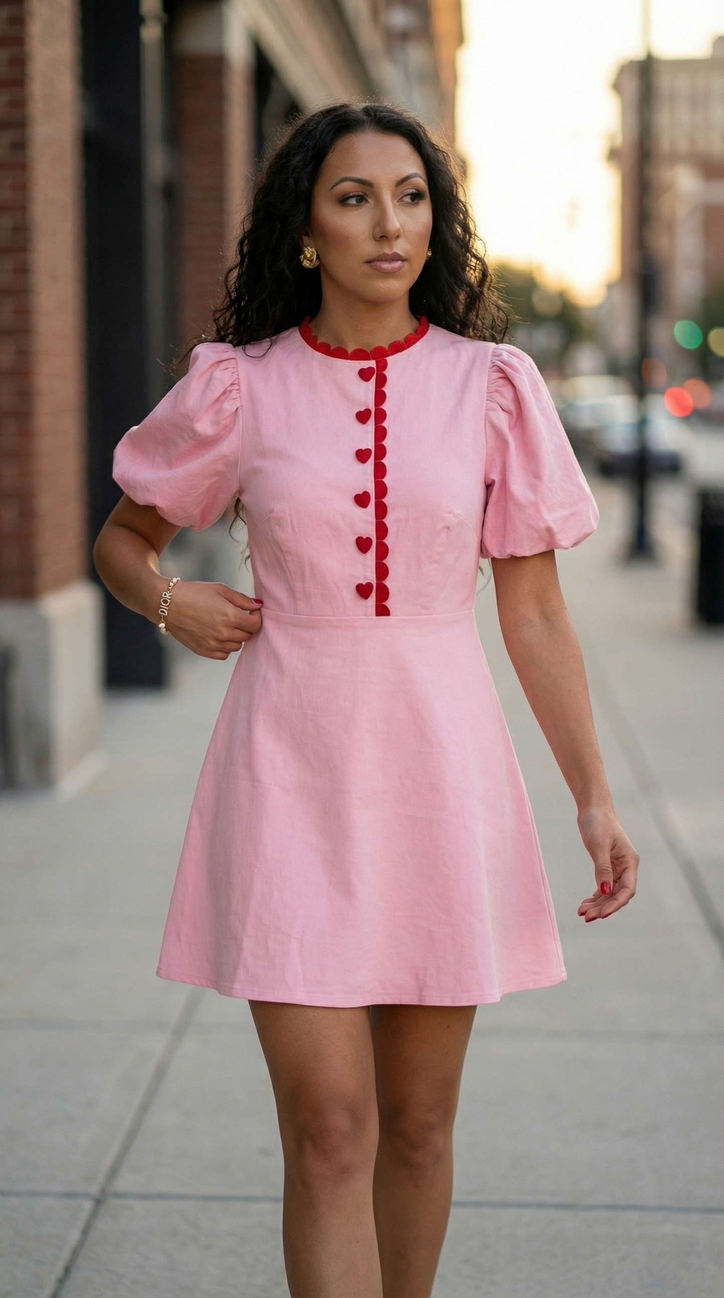 Playful Penny Sweetheart Dress