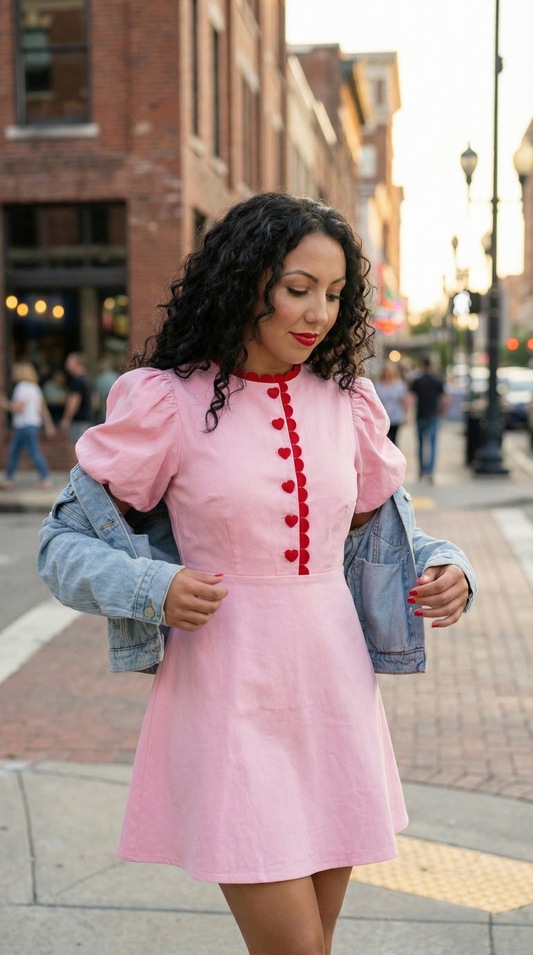 Playful Penny Sweetheart Dress