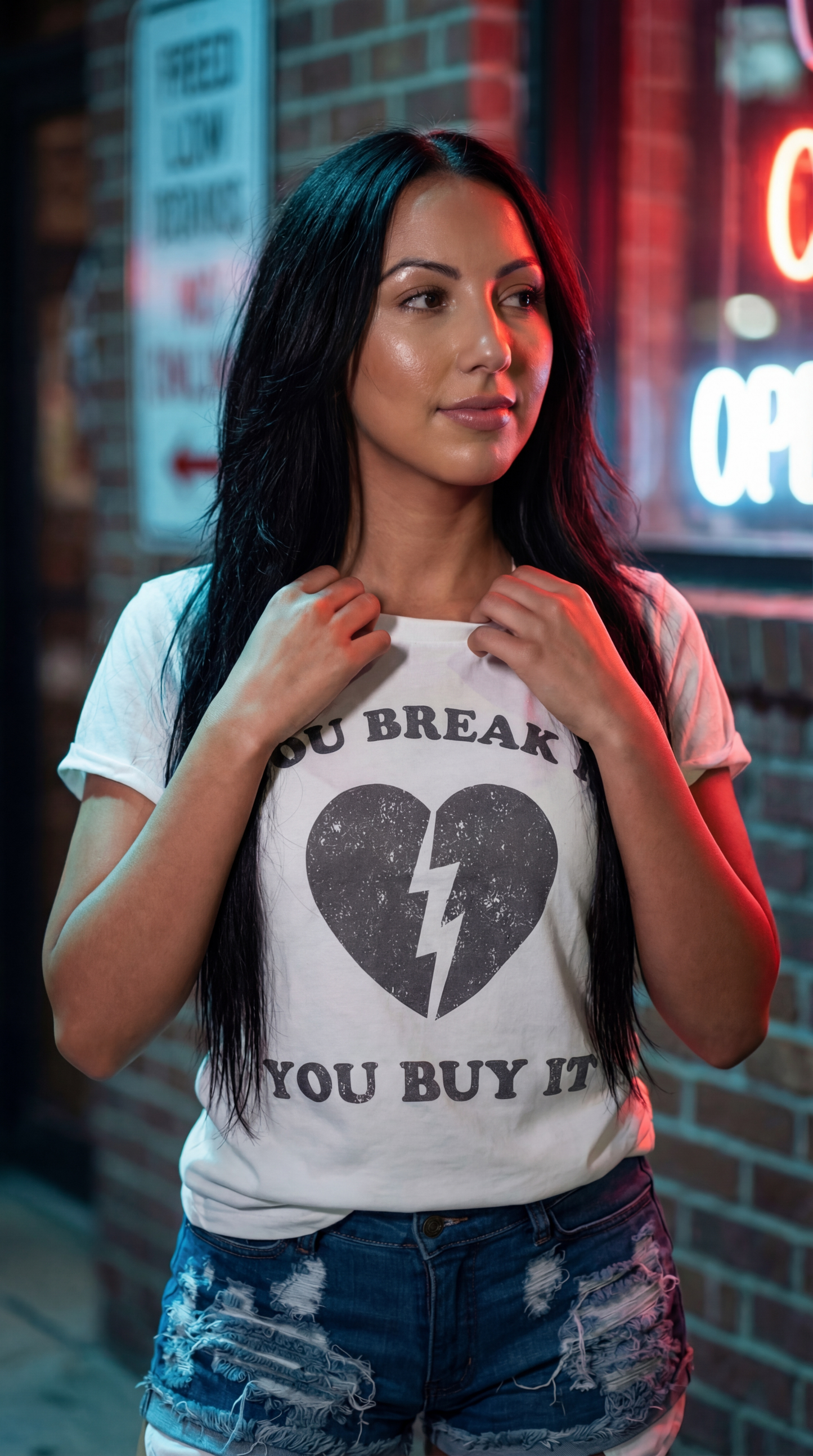Break It Buy It! Heart Tee (Premium Brand)