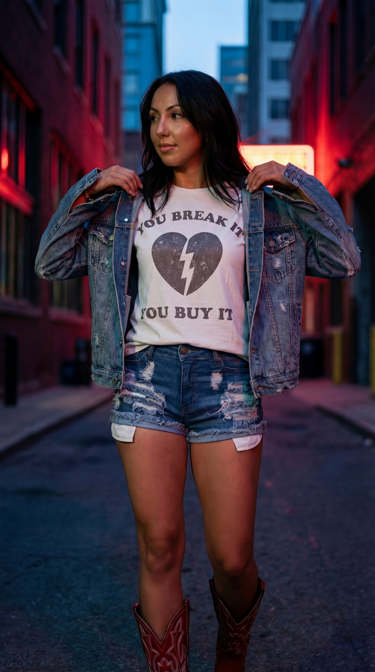 Break It Buy It! Heart Tee (Premium Brand)