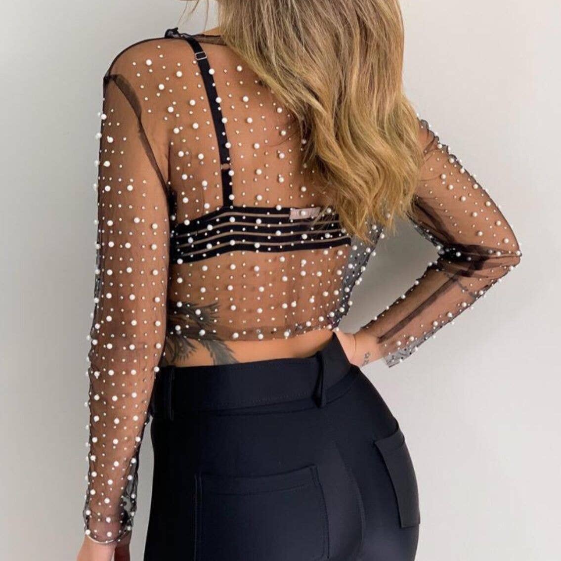 Glam Girl Mesh Top