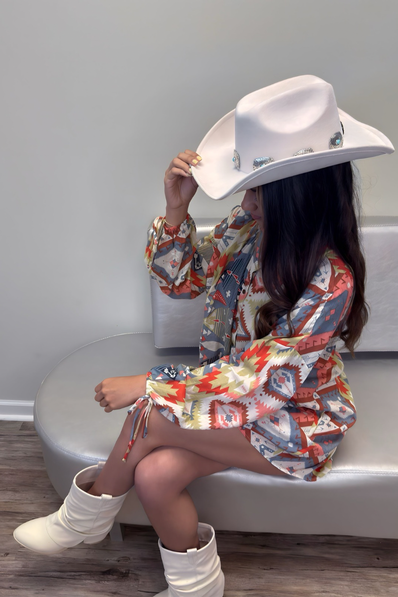 Skye Tribal Print Romper