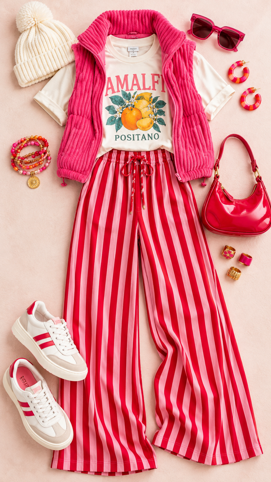Weekend Candy Stripe Lounge Pants