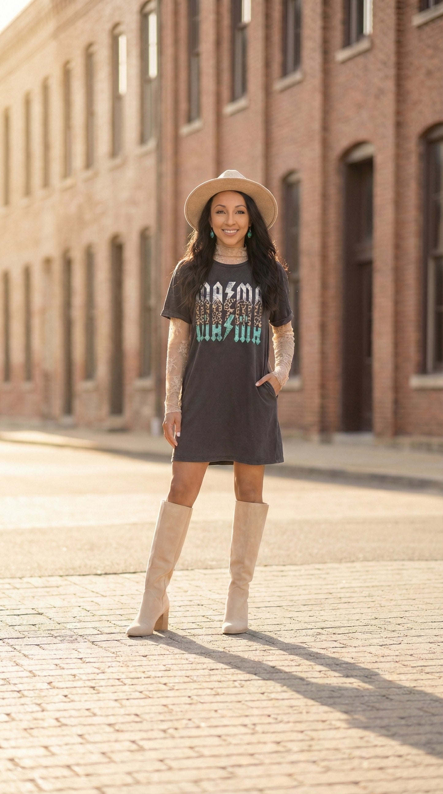 Rockstar Mama Graphic Dress