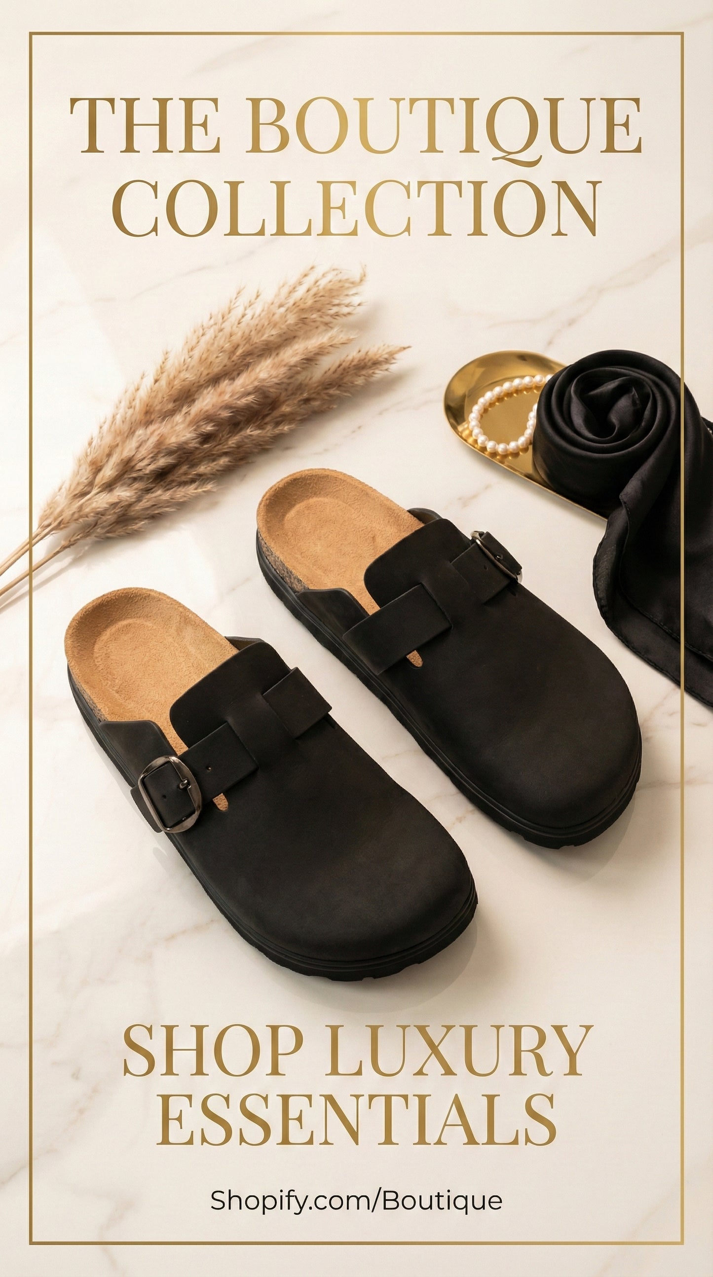 London Clogs - Trendy Comfort (Black)
