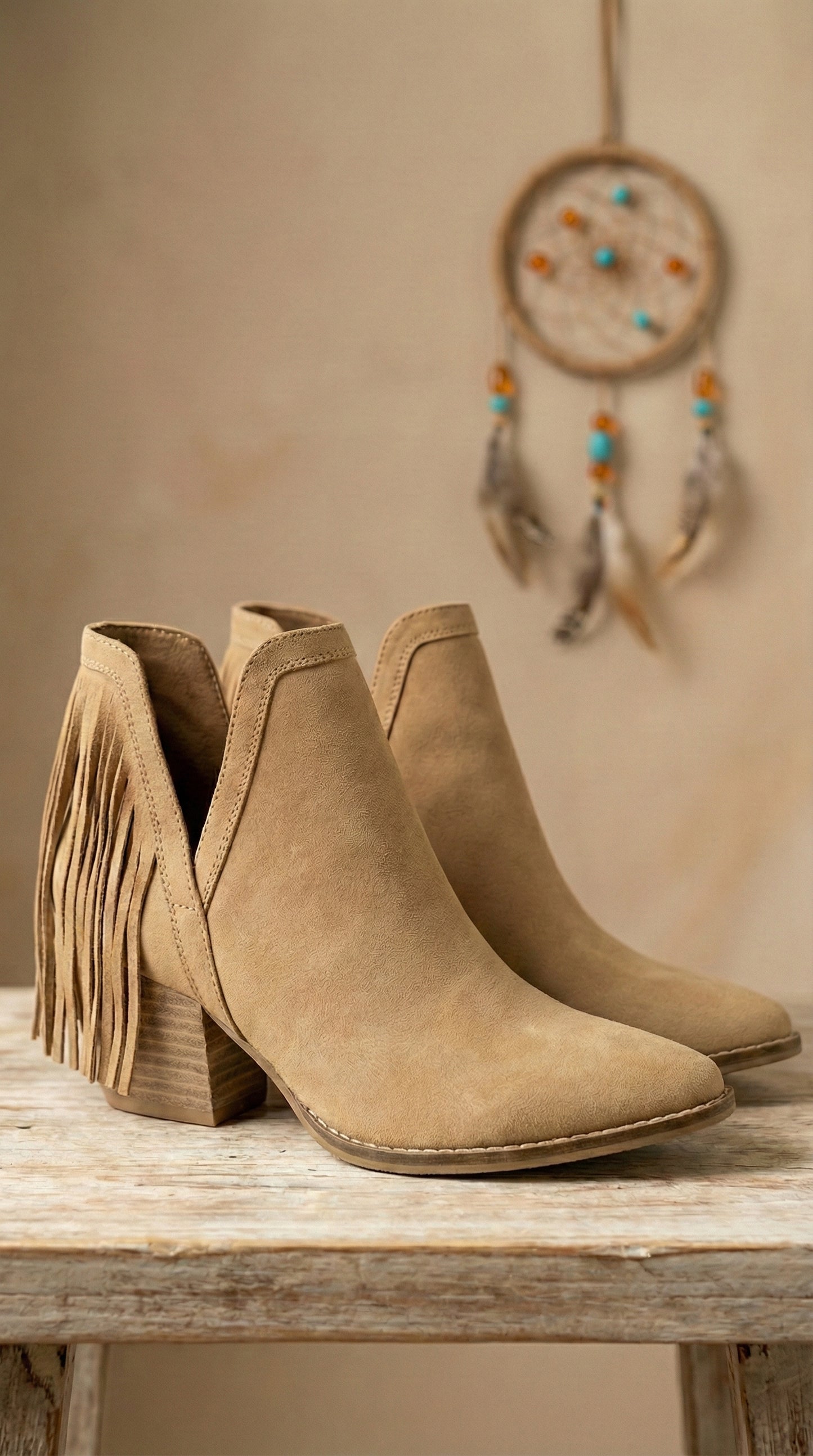 Fringe Flirt Ankle Boots
