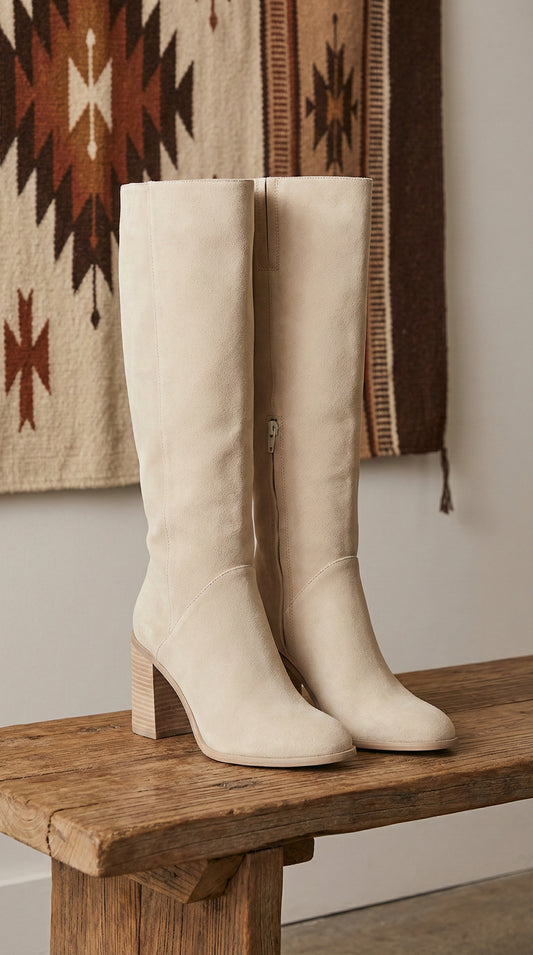 The Shiloh Knee-High Suede Boots