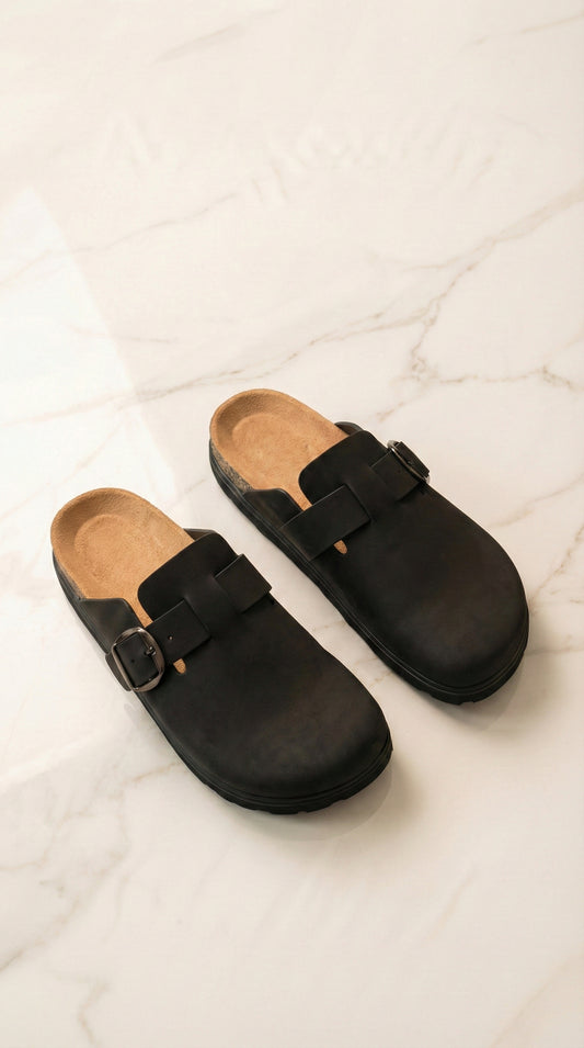London Clogs - Trendy Comfort (Black)