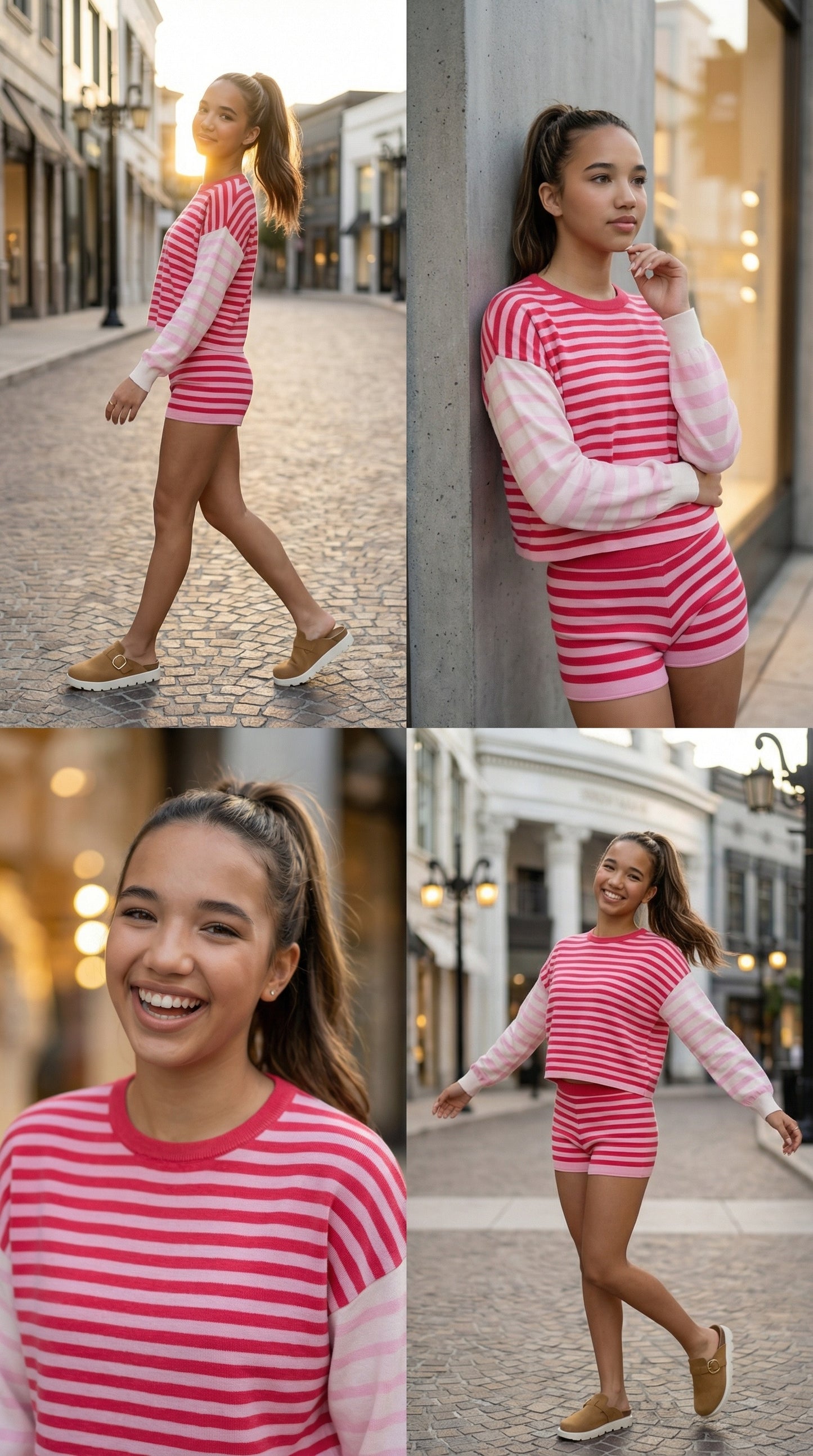 Sugar and Spice Knit Shorts