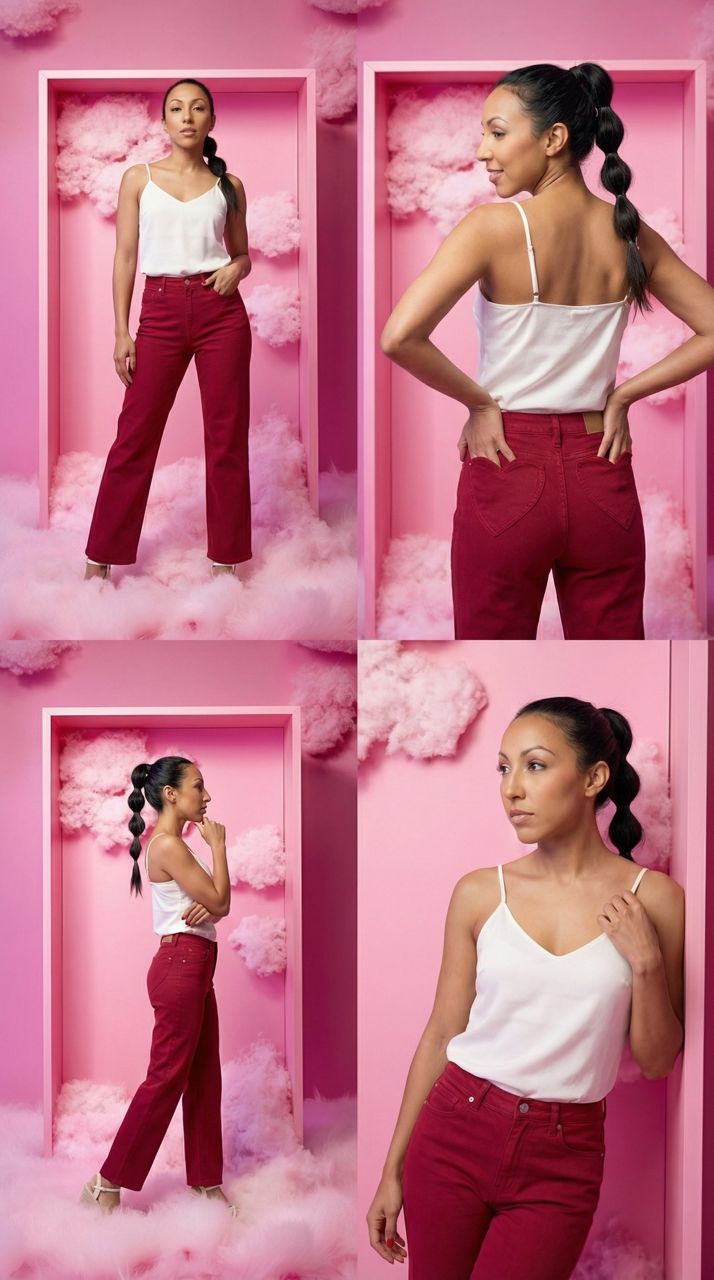 Judy Blue Heart Pocket Jeans (Garment Dyed)