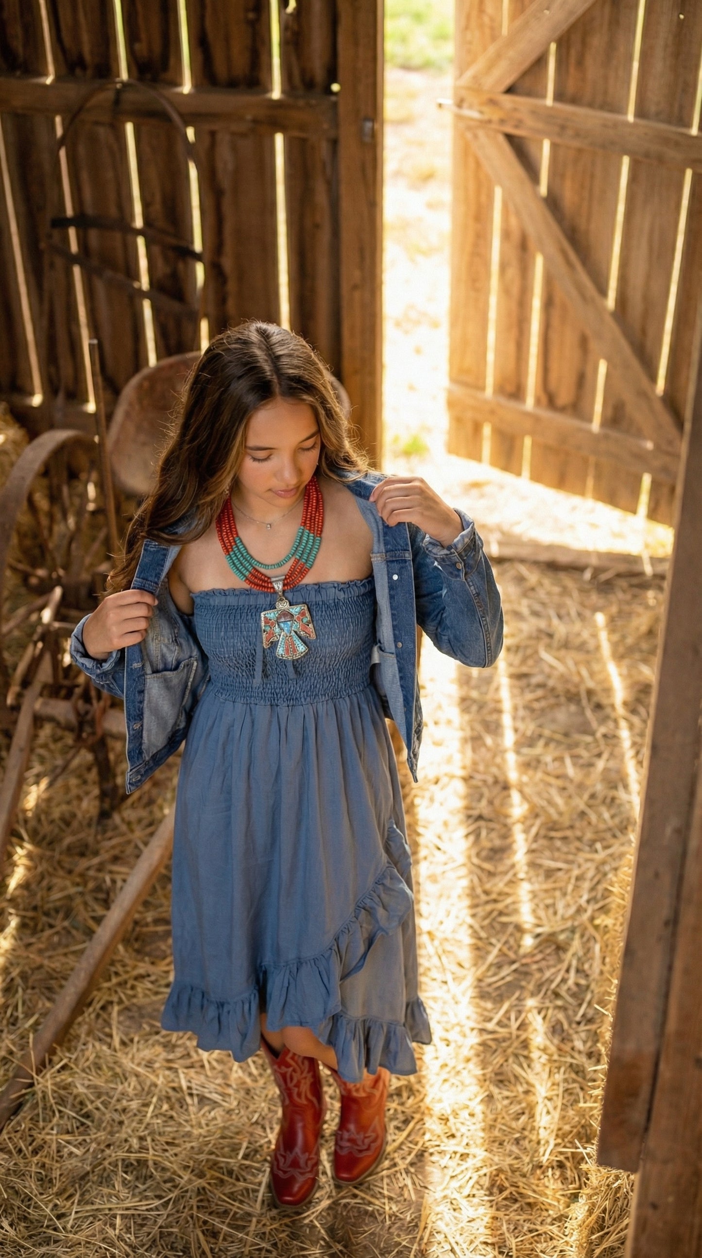 Blue Skies Convertible Dress-2-Skirt