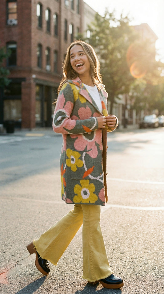 Blossom Boho-Inspired Floral Cardigan