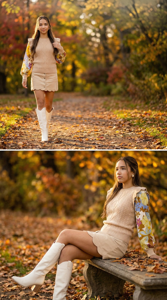 Fashionably Cute Corduroy Skirt