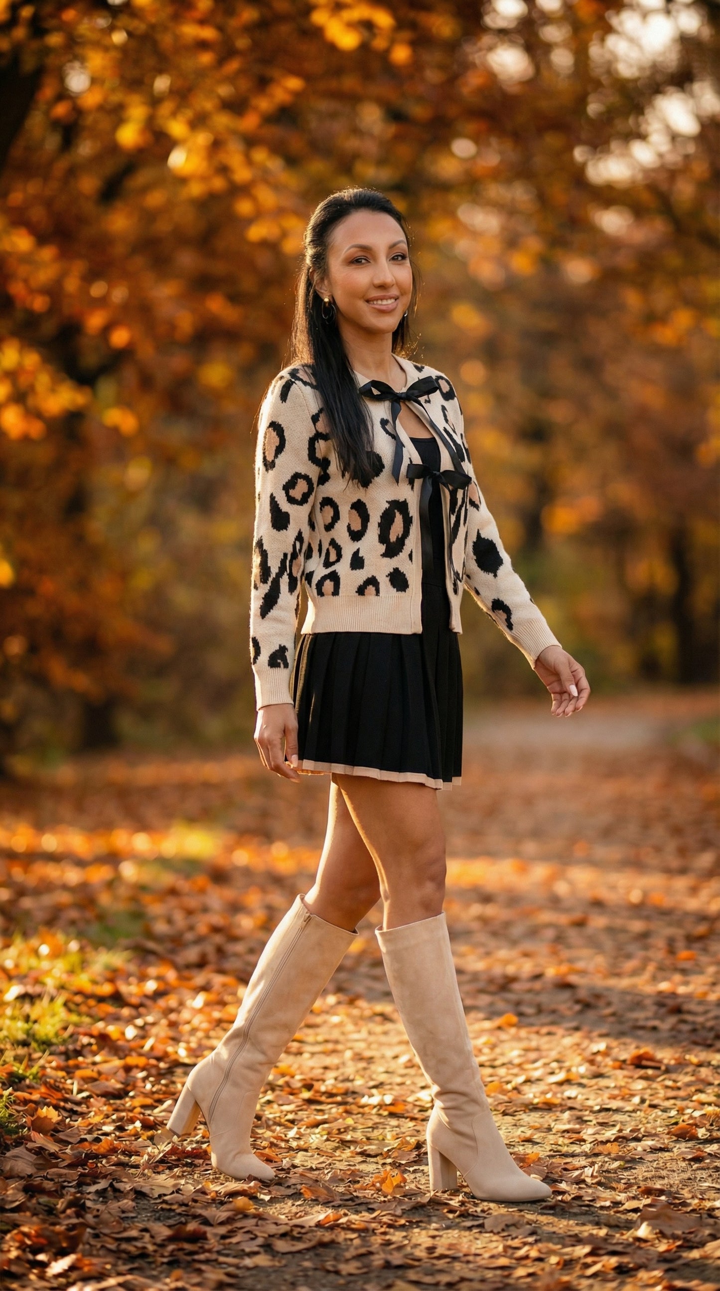 Sophie Pleated Sweater Skirt