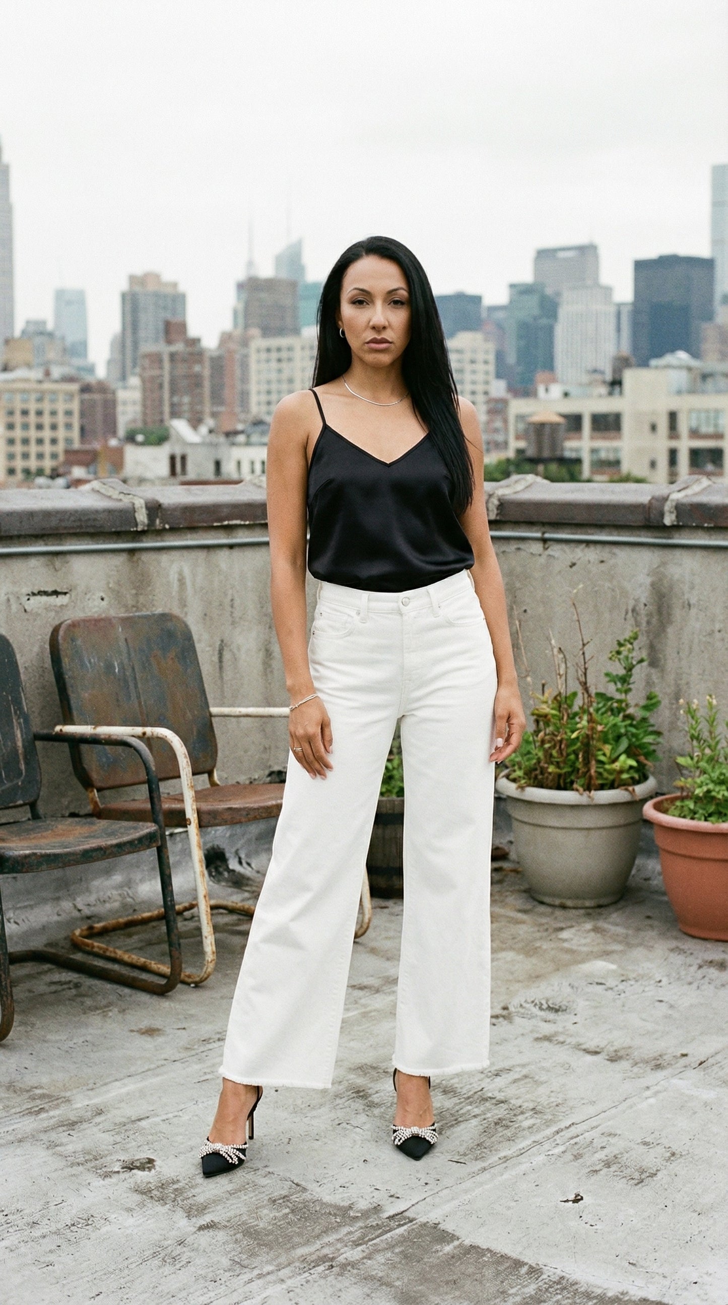 Sexy & Sophisticated Silk Cami (Black)